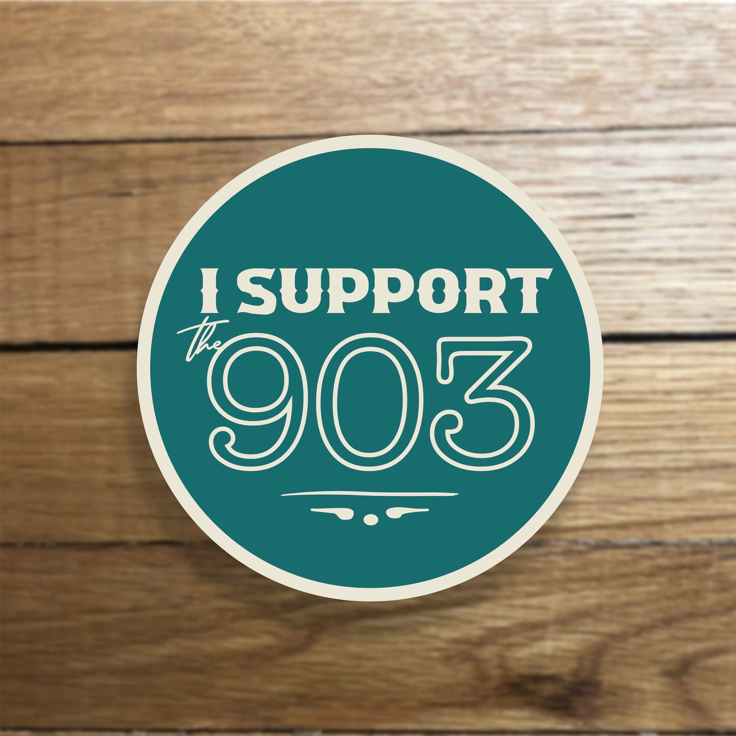 'I Support the 903' sticker